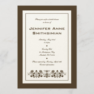 Convites Chá de panela da abelha da flora