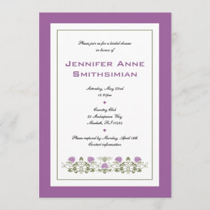 Convites Chá de panela da abelha da flora