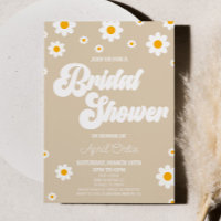 Chá de panela da Flor Retro-Margarida Tan Brown