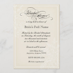 Convites Chá de panela da Glória da Manhã