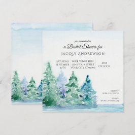 Convites Chá de panela das Árvores da Montanha Summer Lakes