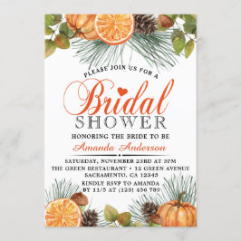 Convites Chá de panela de Abóbora de Queda Russo