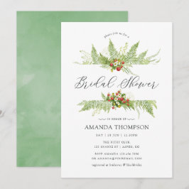 Convites Chá de panela de água verde