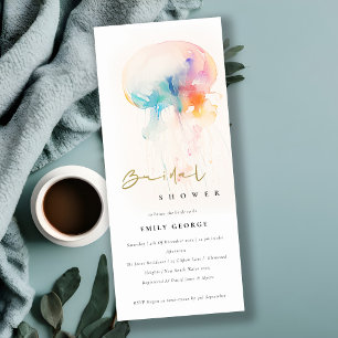 Convites Chá de panela de águas-vivas submarinas