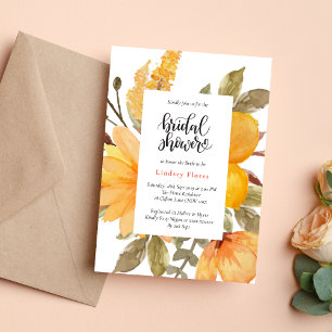 Convites Chá de panela de Aquarela Amarelo Elegante