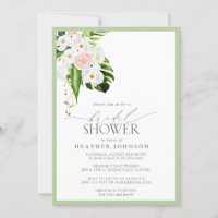 Chá de panela de Aquarela Orquídea Tropical Elegan