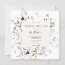 Chá de panela de Aquarelas Florais de Flores Selva