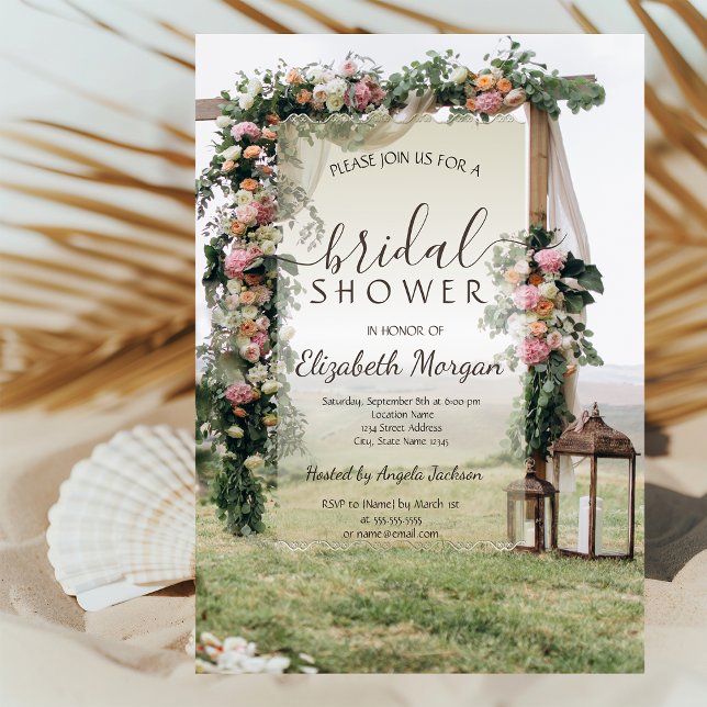 Convites Chá de panela de Arbor Lanterna de Casamento (Criador carregado)