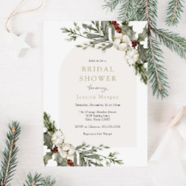 Convites Chá de panela de Arca Floral Elegante