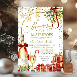 Convites Chá de panela de Arco Mistletoe Mimosas