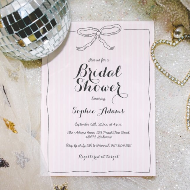 Convites Chá de panela De Arco Simples, Quente, Quente (Criador carregado)