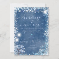 Chá de panela de Árvore de Amor com Neve Azul de i