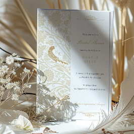 Convites Chá de panela de Ave Vitoriano