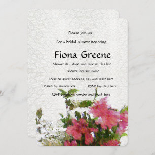 Convites chá de panela de Azalea Rosa do Amor