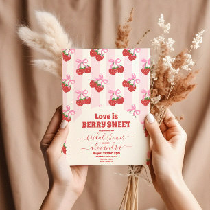 Convites Chá de panela de bagas doces