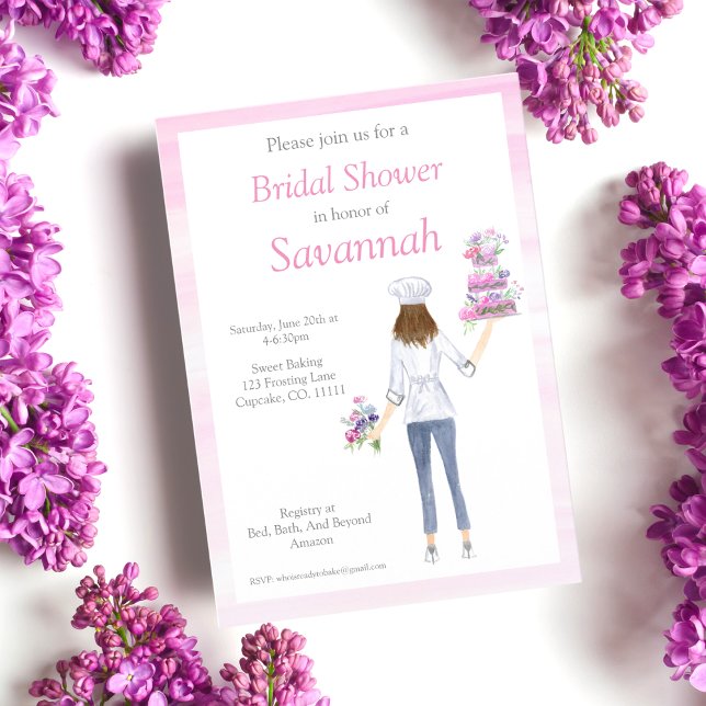 Convites Chá de panela De Bandeiras De Aquarelas (Criador carregado)