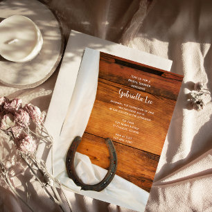 Convites Chá de panela de Barão do Satin Branco em Ferradur