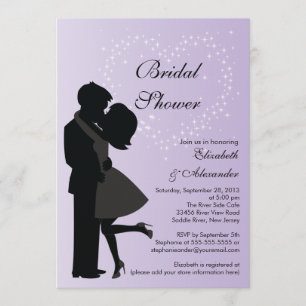 Convites Chá de panela de Beijo Bonito no Casal do Amor