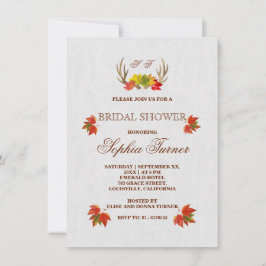 Convites Chá de panela de Boho de Queda de Anéis Russos