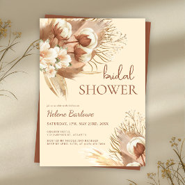 Convites Chá de panela de Boho de Queda de Aquarela Floral