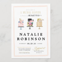 Chá de panela de bolo de costura - ouro