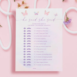 Convites Chá de panela De Borboleta Ele Disse Que Ela Disse