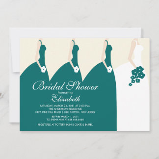 Convites Chá de panela de Bridesmaids Verde
