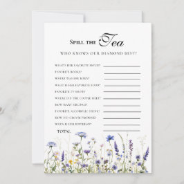 Convites Chá de panela de Bridgerton - Roxo de Orçamento