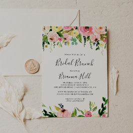 Convites Chá de panela de Brunt Colorido Tropical de Queda