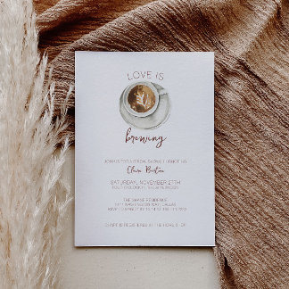 Convites Chá de panela de café