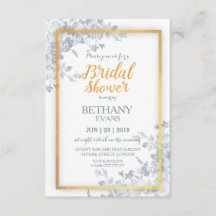 Chá de panela de Caligrafia Dourada da Flor Glam