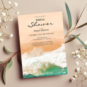 Convites Chá de panela de Casamento de Destino Tropical de