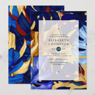 Convites Chá de panela de Casamento de Floresta Exótica