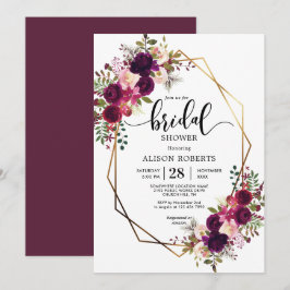 Convites Chá de panela de casamento geométrico do Boho bord