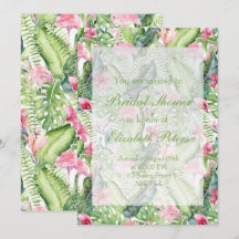 Chá de panela de Casamento Tropical de Aloha Flami