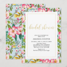 Chá de panela de Casamento Tropical Moderno