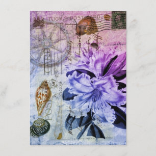 Convites chá de panela de casamento vintage lily floral