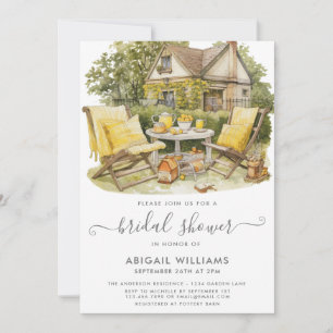 Convites Chá de panela de Citros Picnic Lemon do Partido do