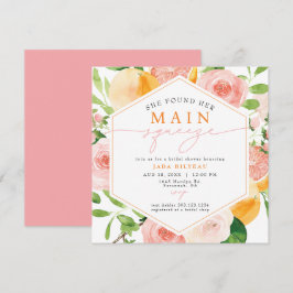 Convites Chá de panela de compressão principal da Fruta Cit