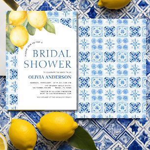 Convites Chá de panela de compressão principal de Lemon