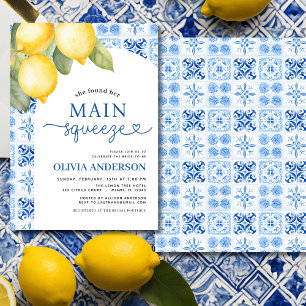 Convites Chá de panela de compressão principal do Citrus Me