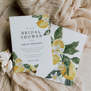 Convites Chá de panela de compressão principal do limão Cit