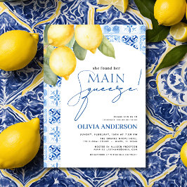 Convites Chá de panela de compressão principal do Mediterrâ