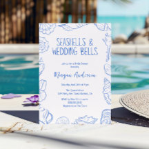 Chá de panela de Conchas e Sinos de Casamento