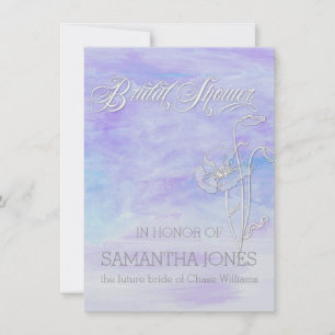 CONVITES CHÁ DE PANELA DE COR DE ÁGUA AZUL