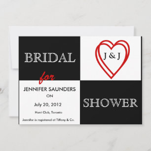 Convites Chá de panela de Corações do AMOR