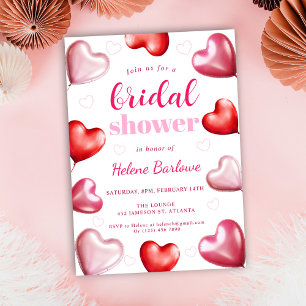 Convites Chá de panela de Corações Rosa, Bonito e Divertido