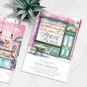 Convites Chá de panela de Cores de Água do Compro Bakery