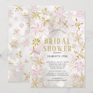 Convites Chá de panela de flocos de neve da Wonderland Wint