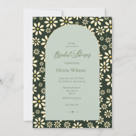 Convites chá de panela de flor de jasmim